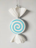 XO1124 GLITTERED SPIRAL CANDY ORN,19"
