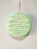 XO1129 MACARON w/SPRINKLE ORN,8"
