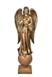 XR13081 RESIN ANGEL ON BALL 78"