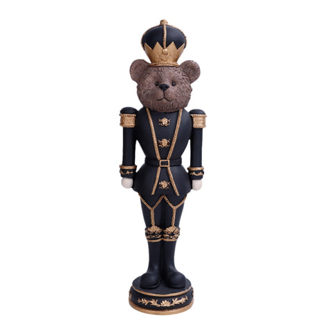 XR13215 RESIN BEAR NUTCRACKER 15.5"