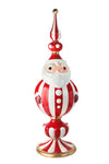 XR13267 RESIN SANTA FINIAL TP 49"