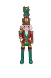 XR13389 RESIN NUTCRACKER SHELF SITTER (S/2) 11"