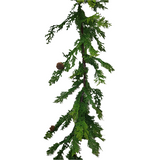 XM13046 CEDAR w/PINECONE GARLAND,10'