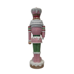 XR13123 RESIN NUTCRACKER w/PEPPRMINT,18"