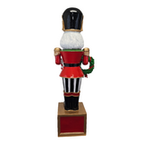 XM12385 RESIN NUTCRACKER ON BASE,48.75in-1P