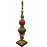 XR13125 RESIN FINIAL TOPIARY,61"