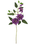 FL13261 DOUBLE CLEMATIS SPRAYx3F,32"