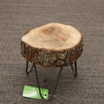 WP10020 SM WOODEN STOOL w/MTL LEGS,6in-16P/1.5