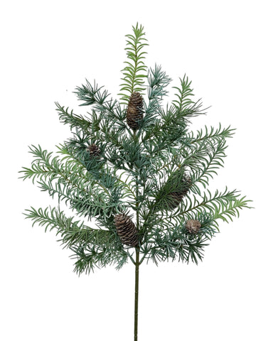 XM12444 CEDAR w/PINECONE SPRAY,29in-12P/96