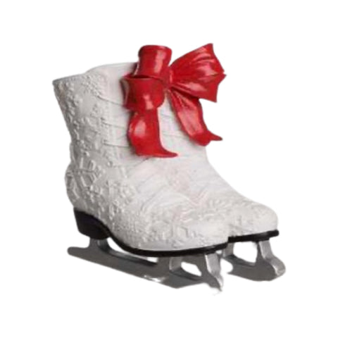 XR13015 RESIN XMAS ICE SKATE BOOTS,12in