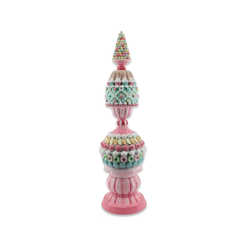 XR13053 RESIN CANDY/CUPCAKE TOPIARY,35.5in