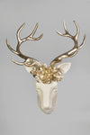 XR13134 REINDEER HEAD w/MAG ON WALL,23in